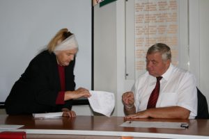 На прыёме Людмила Дарафейчык (Small)